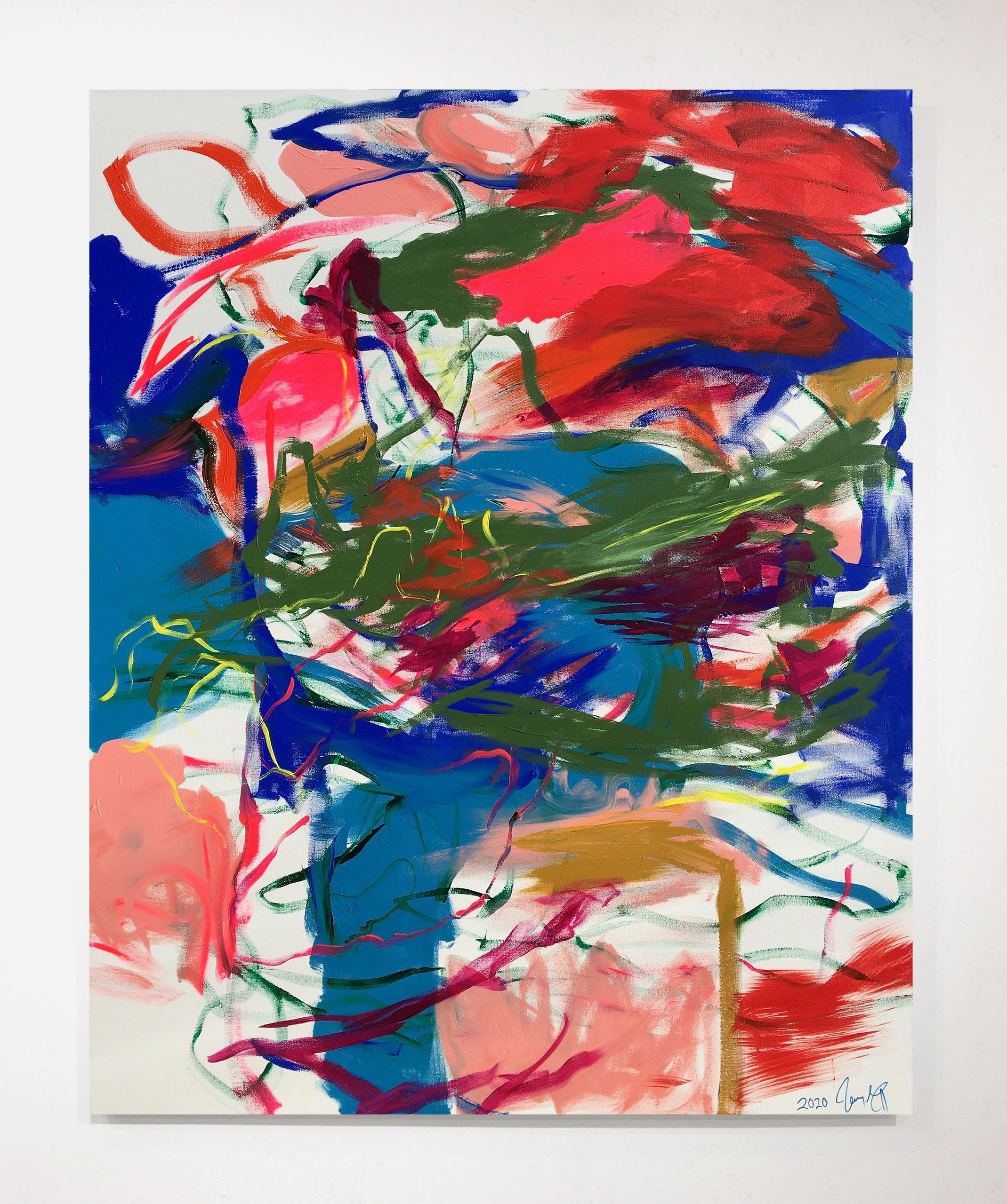 Abstract Expressionism canvas painting art artwork interior design decor contemporary modern rabus