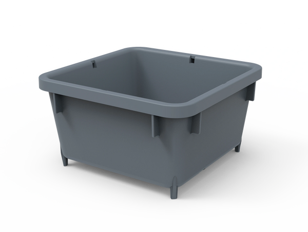 three by three tool grid container