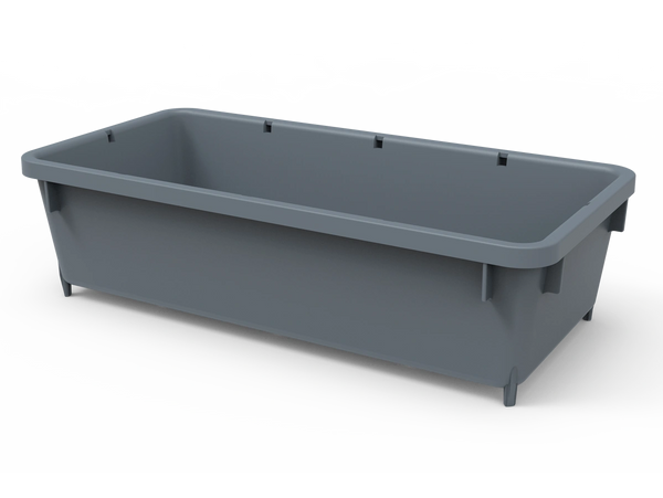 three by six tool grid container