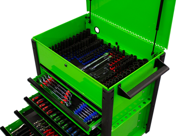 tool box with tool grid and tools inside
