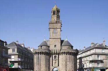 Vire town centre in Manche, France, for English TV installation by Smart Home France