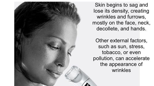 crows feet, fine lines, wrinkles, sagging skin