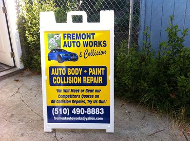 Side walk sign