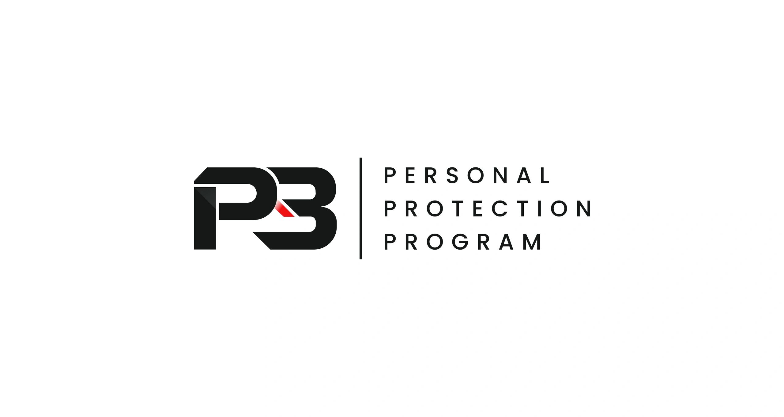Logo for Personal Protection Program featuring stylized 'PP' letters.