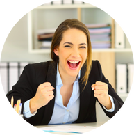 Women in negotiation. Salary increase. Get a promotion.Performance upraisal