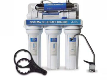 Purificador de agua con ósmosis inversa de 6 etapas con luz UV
