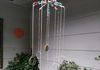Completed wire whisk wind chime.