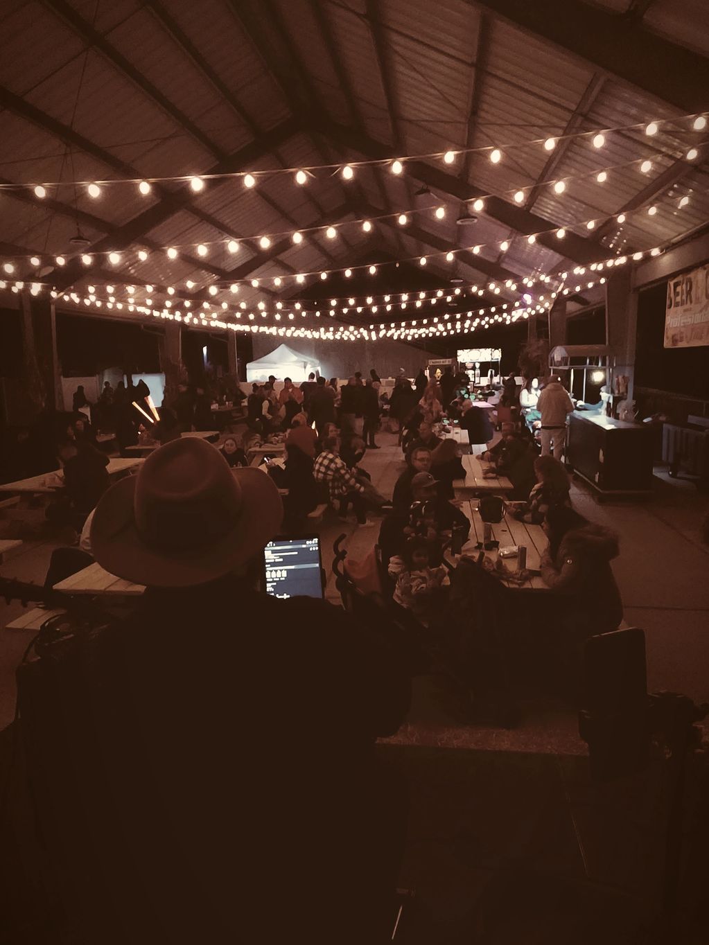 Gerry Arias performing before a full crowd at Skylands Stadium Spooktacular Festival 2025.