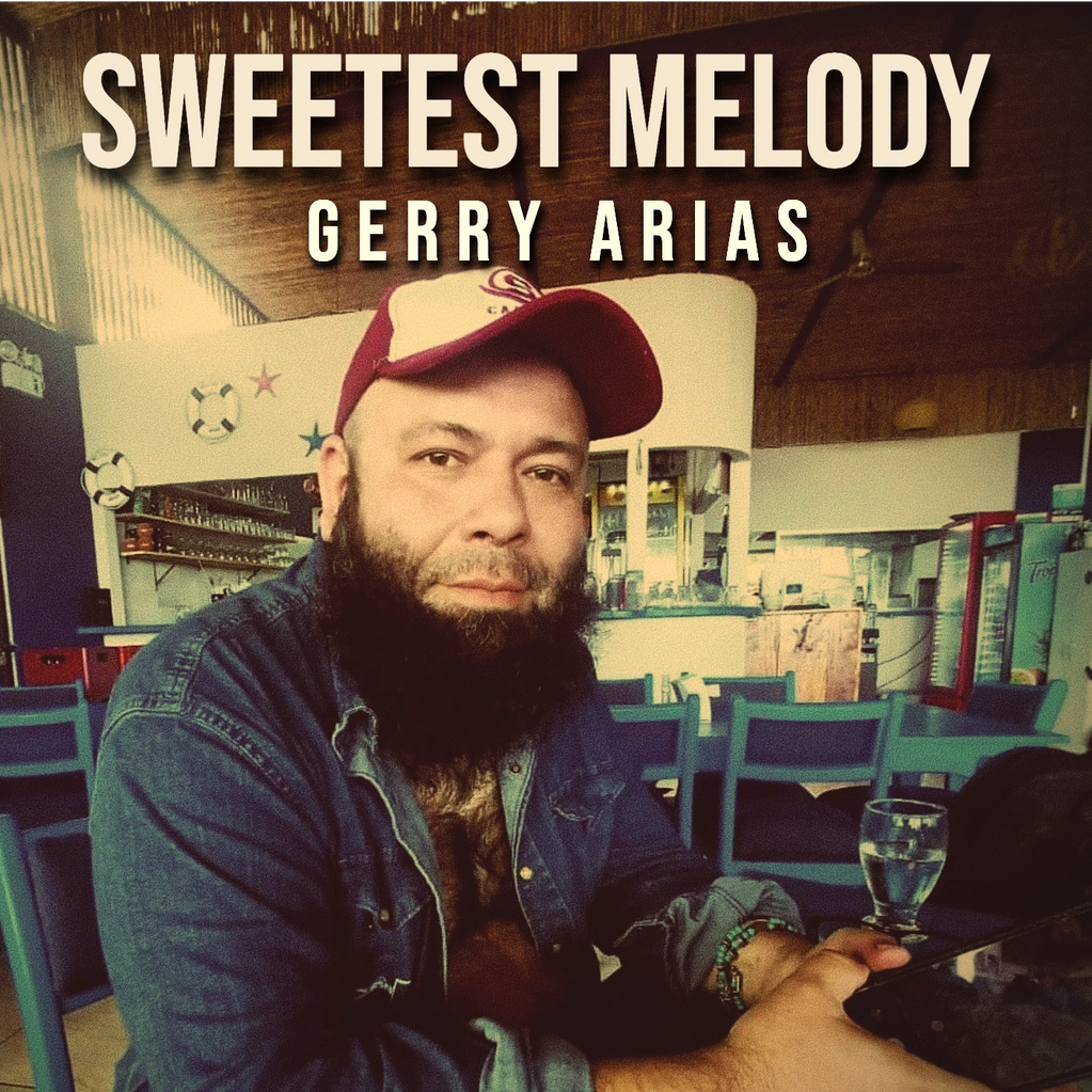Cover artwork for Sweetest Melody single by Gerry Arias, released 2025 on LP Records.
