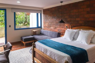 vista de habitacion doble para pareja