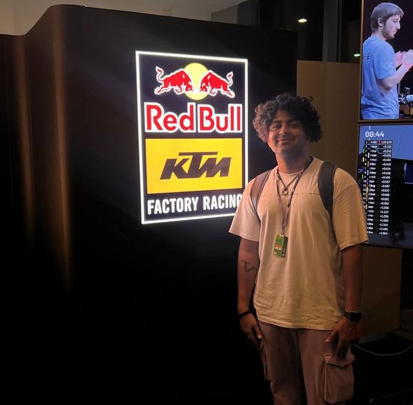 Joshua Miranda at the 2023 MotoGP Grand Prix of Bharat