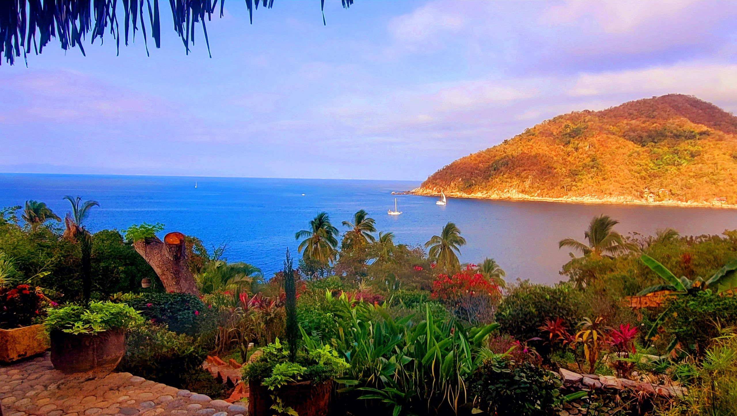 Admiring the sunset from the comfort of Casa Coco