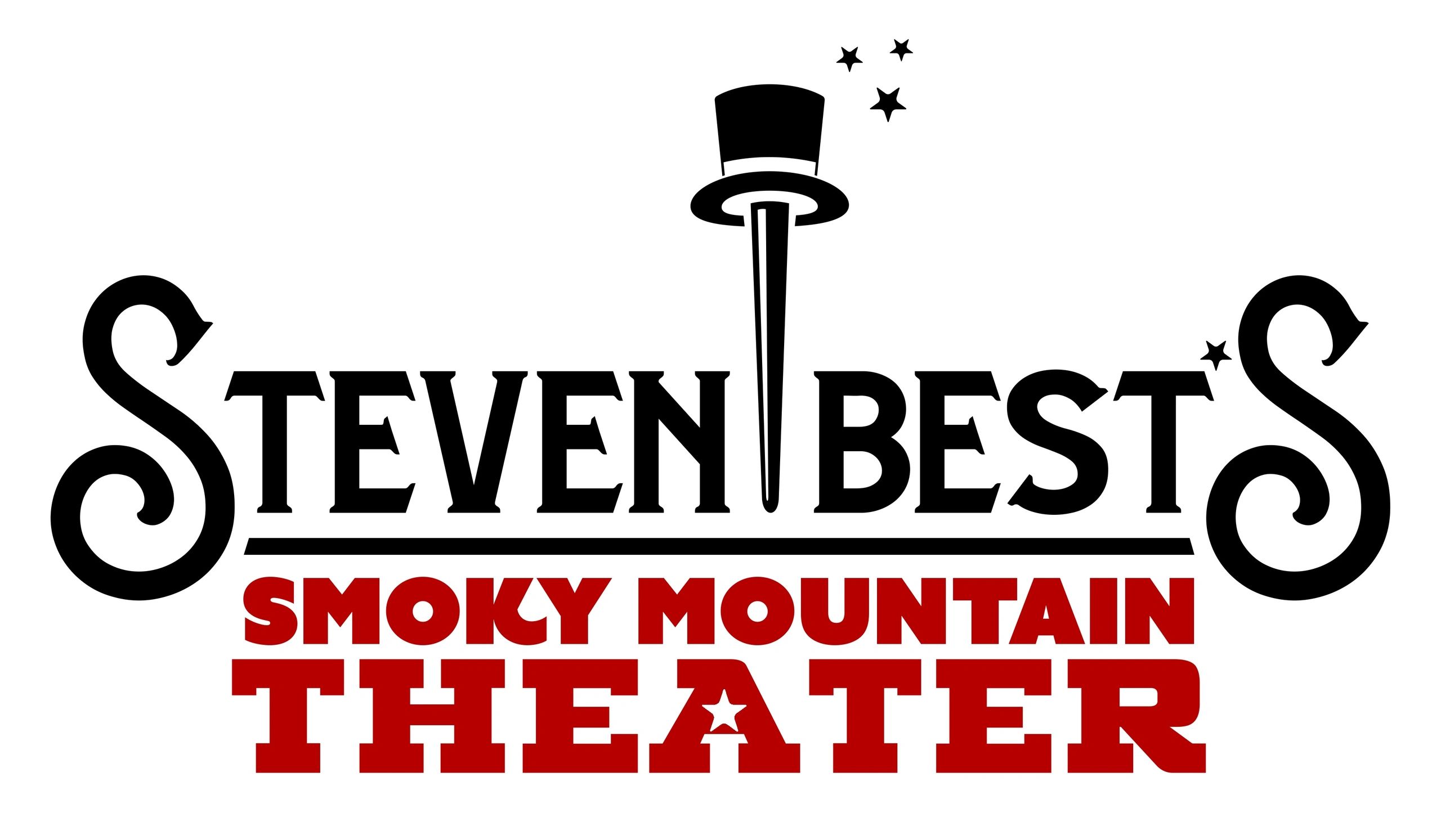 Logo for Steven Best's Smoky Mountain Theater.