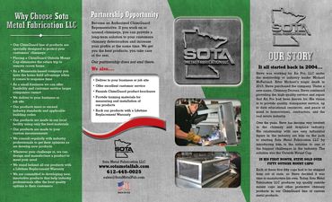 Sota Metal Fabrication Brochure - Front