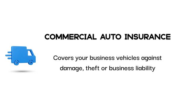 Commercial auto insurance covers business vehicles against damage, theft or business liability.