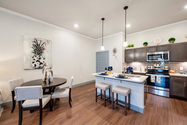 The open concept floor plan at The Retreat Senior Living.