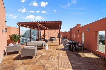 The Roof Top patio at The Gibson Grand Prairie.