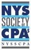 Official NYS CPA Society membership badge for certified public accountants in New York.