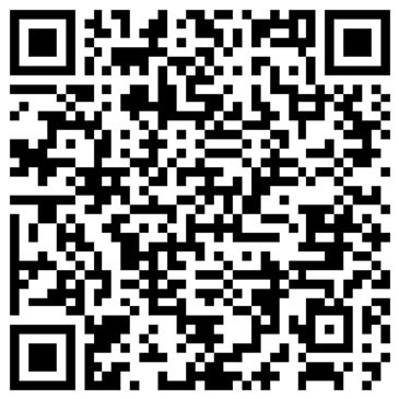 Black and white QR code on a white background.
