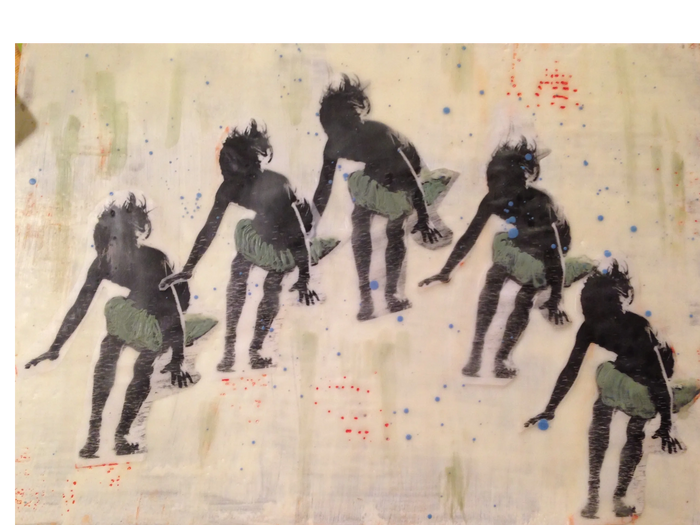 Encaustic Painting
created in Little Rock, AR
