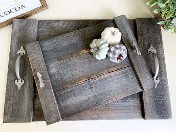Various colors available: 
Mocha
Gray
White 
Mixed weathered woods (shown) 