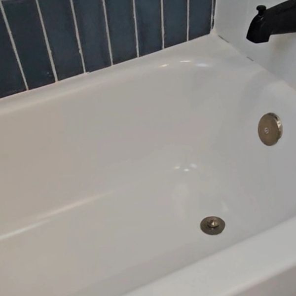 Bathtub after a repair
