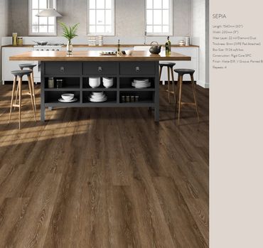 Lux Royal Oaks Sepia 9 in