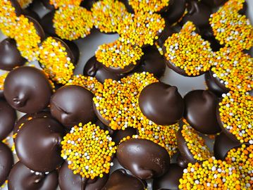 fall chocolate non-pareils