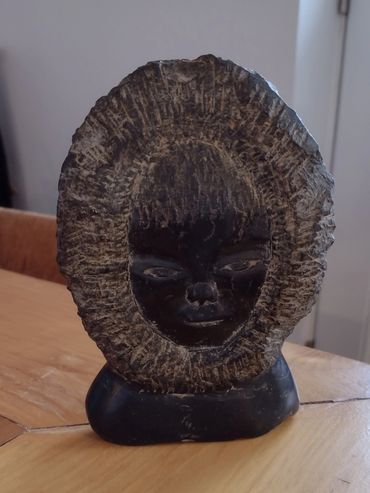 Inuit Art "Childs Face" Manomie 1954