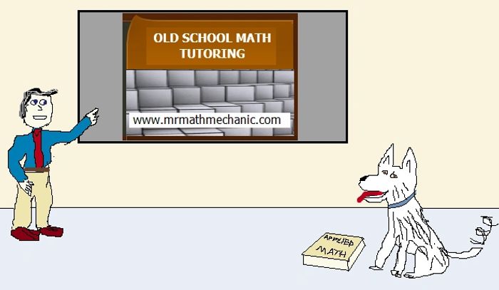 old school math tutoring emblem for mrmathmechanic.com