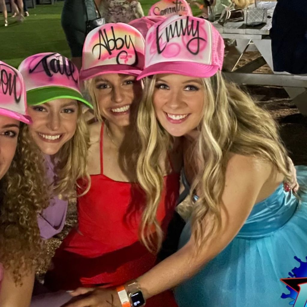 Austin Sororities loving their Airbrush trucker hats