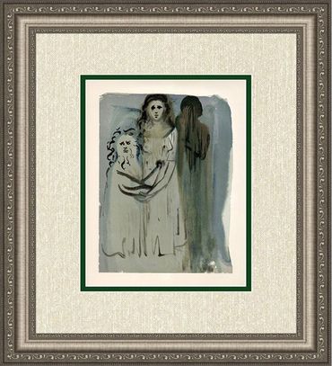 Salvador Dali, "In the Cloud of the Angry Ones" Purgatory Canto 16. (The Divine Comedy)