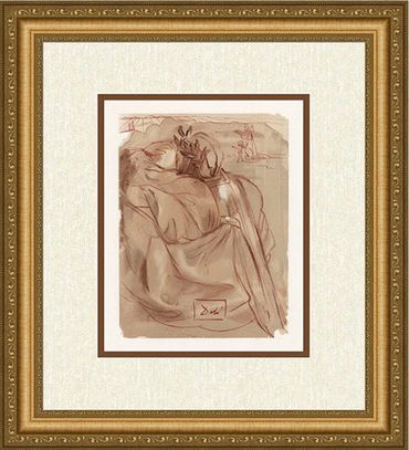 Salvador Dali, "Announcement of the Great Event" Purgatory Canto 30 (The Divine Comedy)