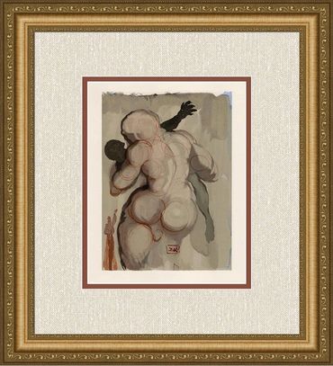 Salvador Dali, "Death by Violence" Purgatory Canto 6 (The Divine Comedy)