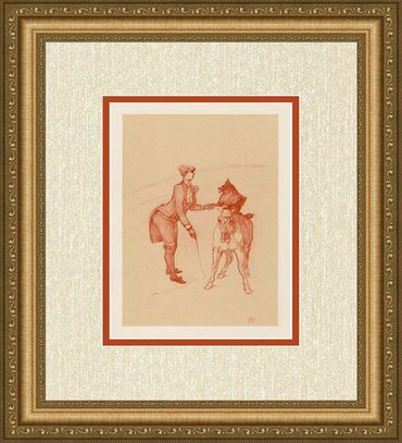 Henri de Toulouse-Lautrec 
French, 1864 - 1901
The Animal Trainer (La dresseuse d'animaux)