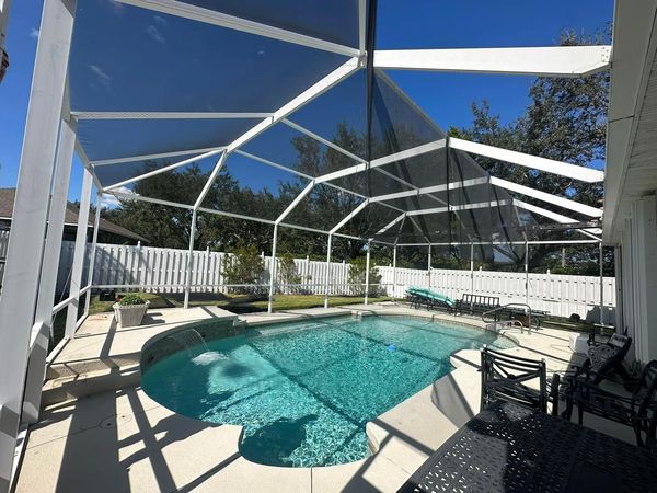 Re-screening by Re-screen Renovations: renewing pool cages