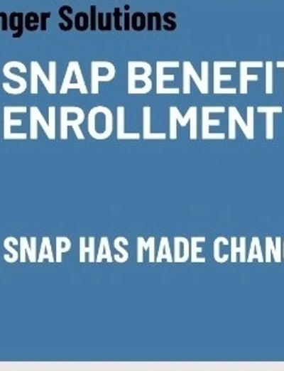 Flyer about SNAP benefits education and enrollment assistance by Black Nurses Rock DMV Chapter.