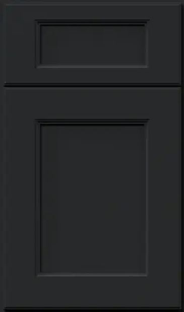 pitch black double shaker fabuwood cabinet face