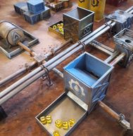 Dice Towers and rolling trays that connect to our Pipe Works terrain.