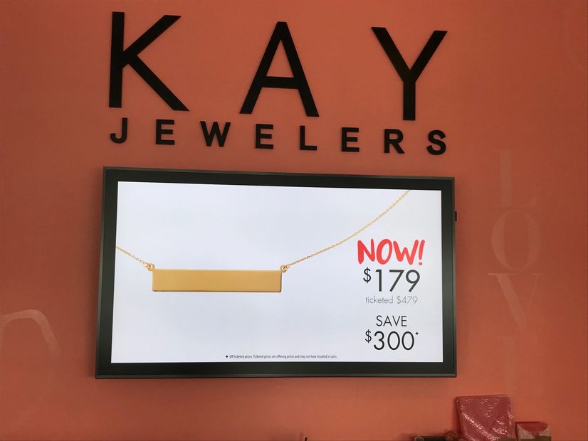 Kay Jeweler Digital Signage