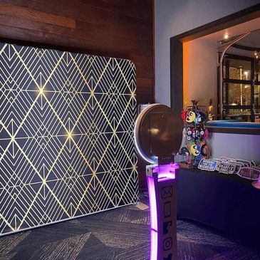 Photo Booth with backdrop