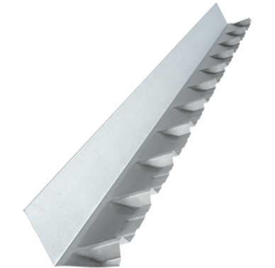 Die formed flashing, Metallic Products, R-Panel transition, wall to roof flashing