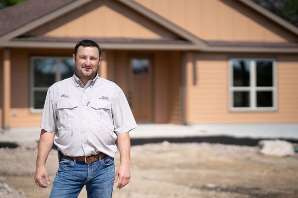Custom homebuilder Patrick Rondeau in Bandera, Texas