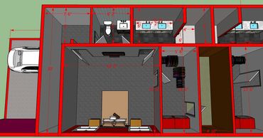 Upstairs layout.