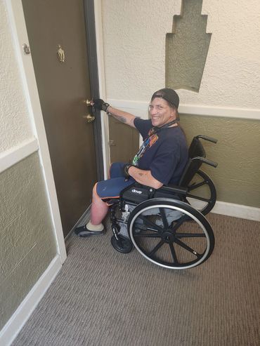 Supporting our community members with their transition into permanent housing.