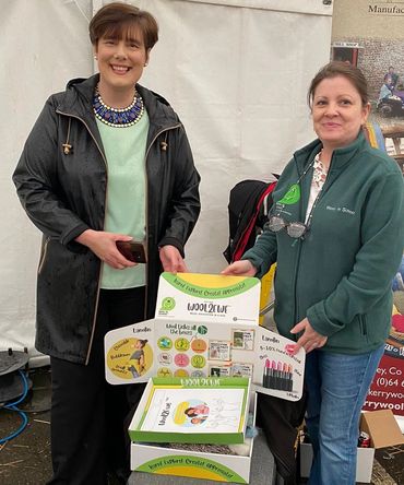 Lorna McCormack and Minister Norma Foley