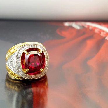 AGJewellery - cincin laki dengan ruby srilanka