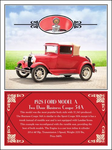 1928 Ford Model A Business Coupe