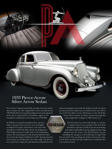 1933 Pierce-Arrow Sliver Arrow Sedan