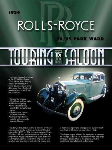 1934 Rolls-Royce 20/25 Park Ward Touring Saloon